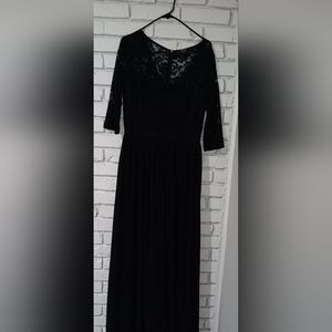 Miss May black dress